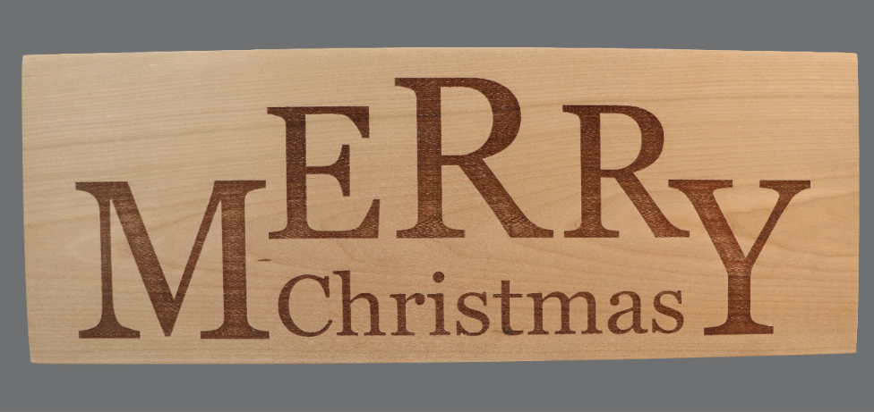 Cherry Sign - "Merry Christmas"