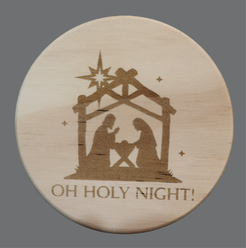 Wood Coaster Set