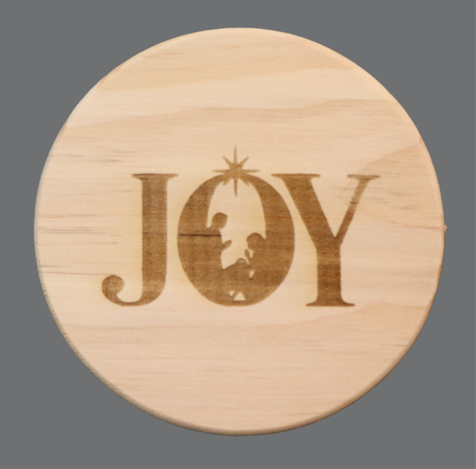 Wood Coaster Set