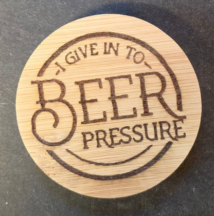 Magnetic Bottle Opener - "...BEER PRESSURE"