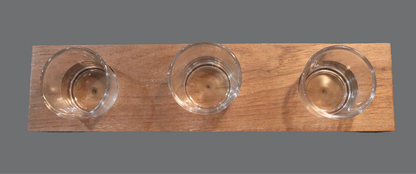 Votive - 3 Candle Walnut - 3312W