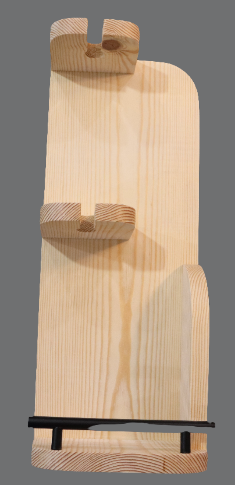 Wine Caddy - Pine Wall Mount