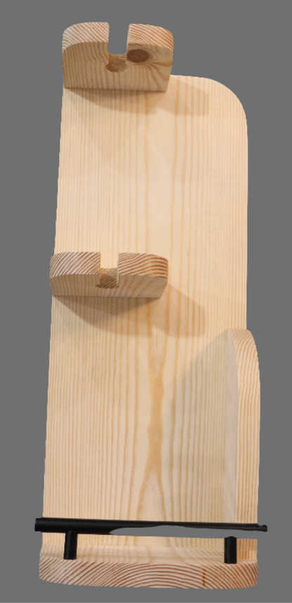 Wine Caddy - Pine Wall Mount