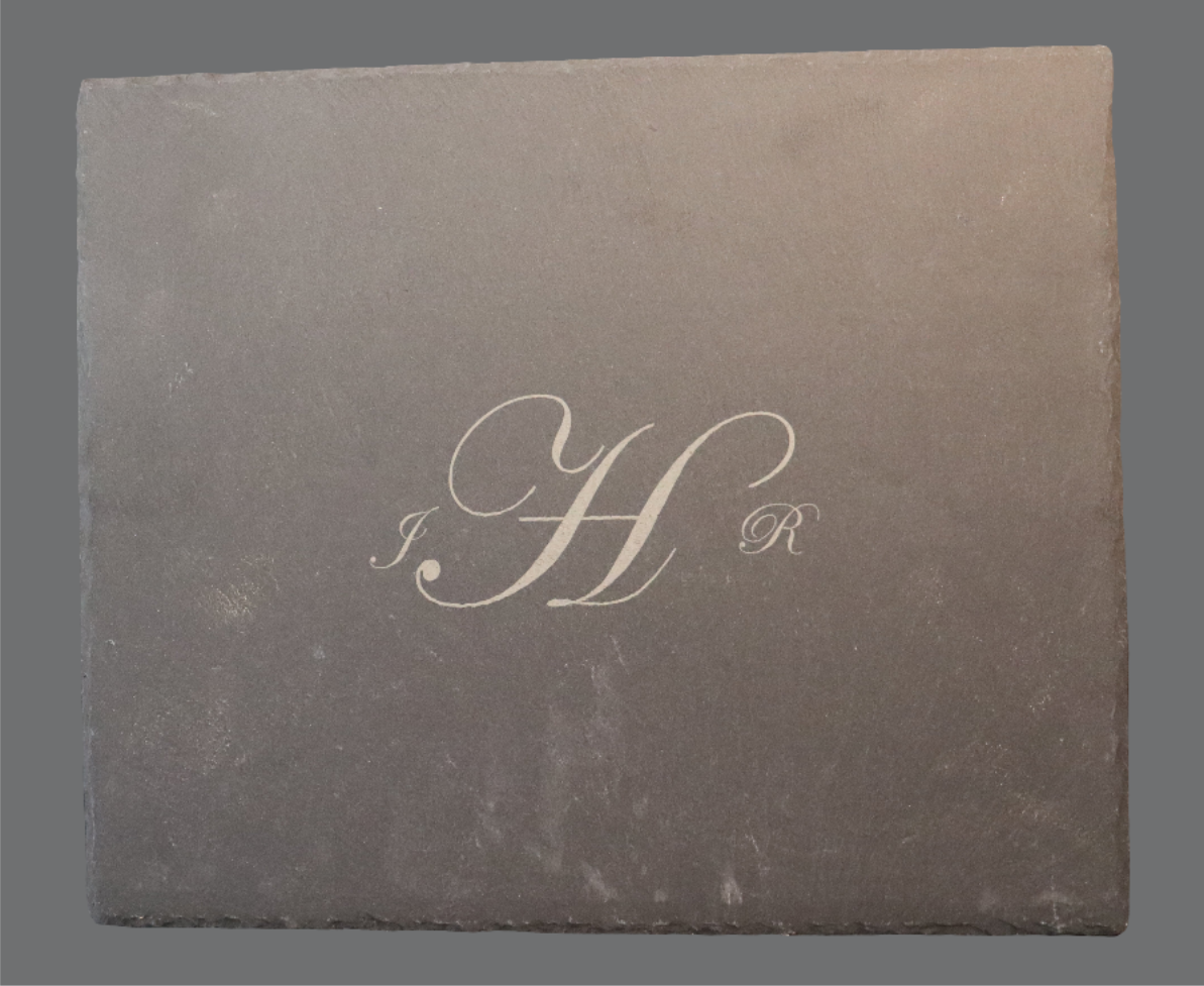 Charcuterie Board - Monogrammed Initials
