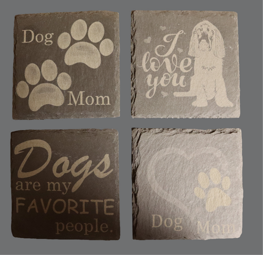 Slate Coaster Set