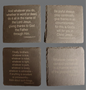 Slate Coaster Set
