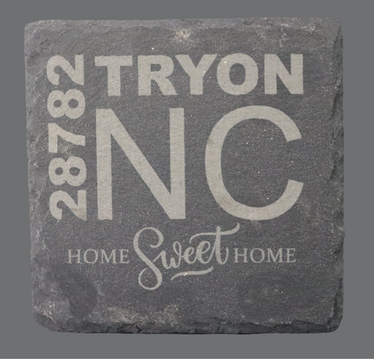 Square Slate Coaster - Tryon