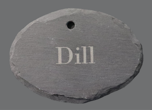 Garden Stake - Oval/Dill