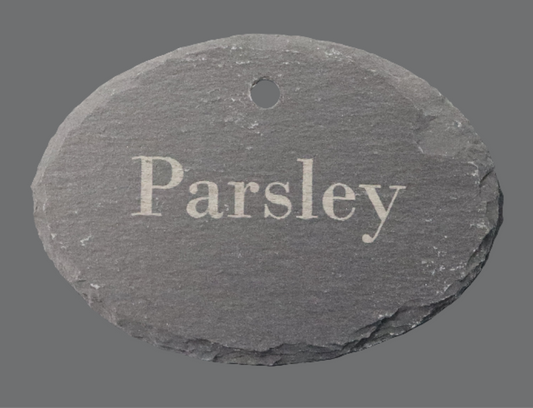 Garden Stake - Oval/Parsley