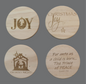 Wood Coaster Set