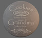 12" Round Slate Charcuterie Board - "Cookies Taste Better"