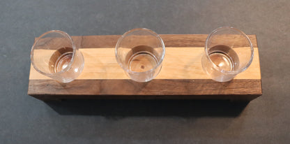 Votive - 3 Candle Chy/Map/Wal W/Feet