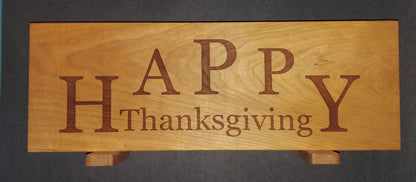 Cherry Sign - "Happy Thanksgiving/Merry Christmas"