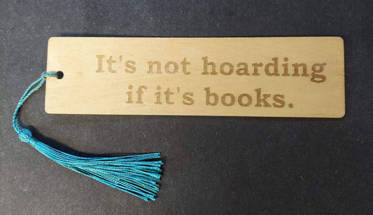 Bookmark - "It's not hoarding...books"