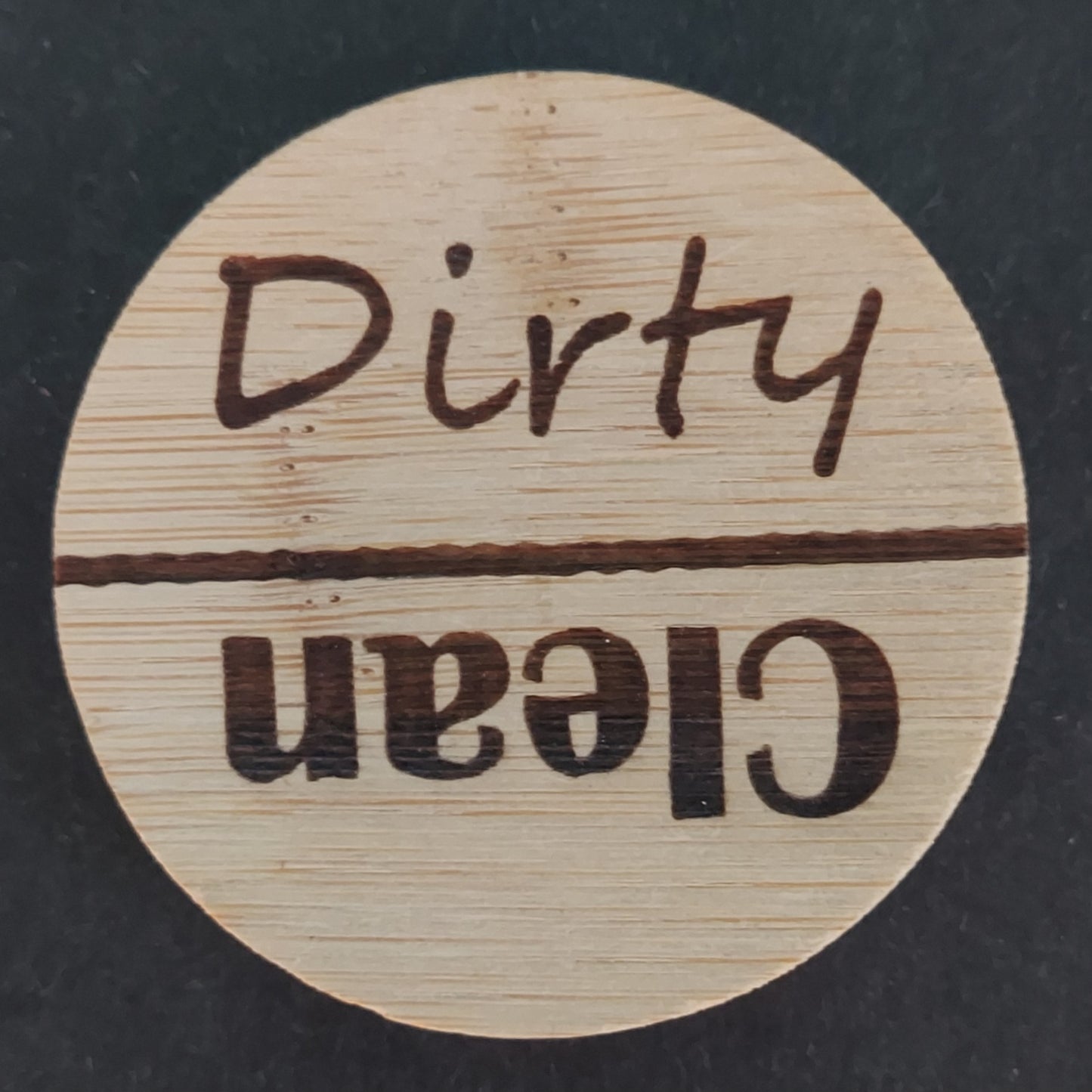 Magnetic Bottle Opener - "Dirty/Clean"