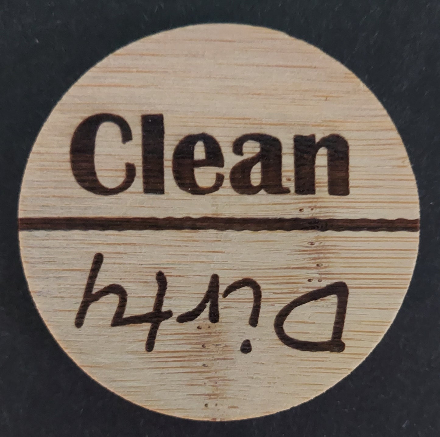 Magnetic Bottle Opener - "Dirty/Clean"