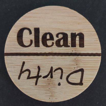 Magnetic Bottle Opener - "Dirty/Clean"