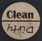 Magnetic Bottle Opener - "Dirty/Clean"
