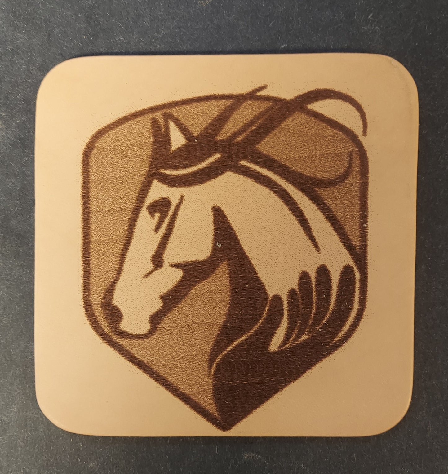 Leather Coaster - Hearts in Harmony Event