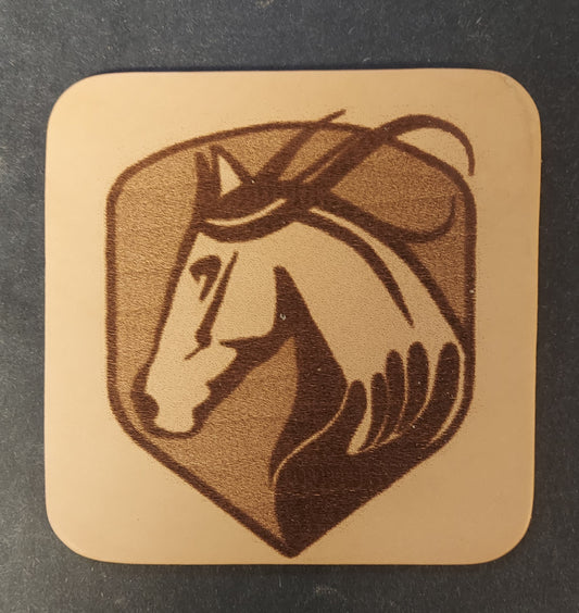 Leather Coaster - Hearts in Harmony Event