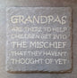 Slate Coaster - "GRANDPAS..."