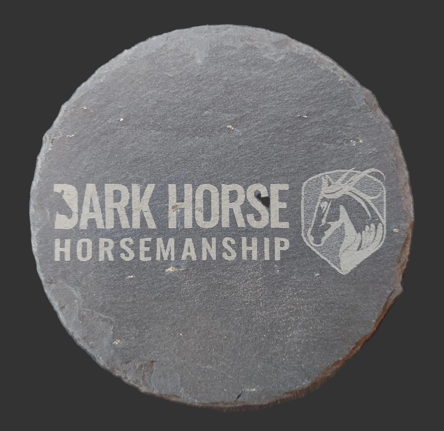 Round Slate Coaster - Hearts in Harmony Event