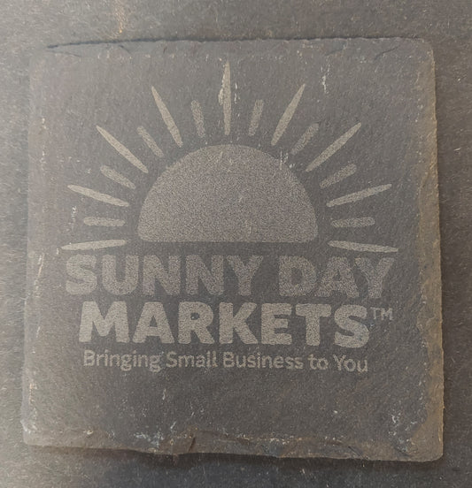 Slate Square Coaster - SUNNY DAY MARKETS