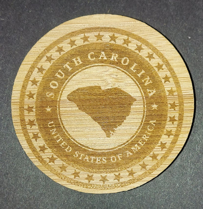 Magnetic Bottle Opener - South Carolina