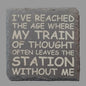 Slate Coaster - "Train...Station."