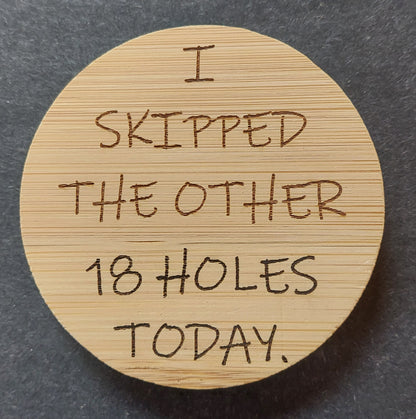 Magnetic Bottle Opener - "19th Hole"